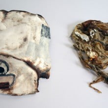 Filipe Cortex, "Oil Can," 2015, oil can, latex, and plaster,