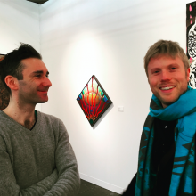 RU residents Alfons Knogl and Peter Depelchin at the Armory Show 2016