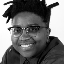 Portrait of Tiona McClodden by Ajamu for his Archiving Activists Portrait Project