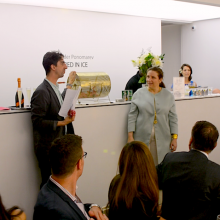 A special thanks to Spaceworks NYC for lending us their amazing Raffle Drawing Tumbler, appropriately named, Goldie. Video Still - Constantin
