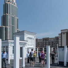 View of our rooftop. During the summer weekends, this space will be filled with curated shows, visitors and creative energy.