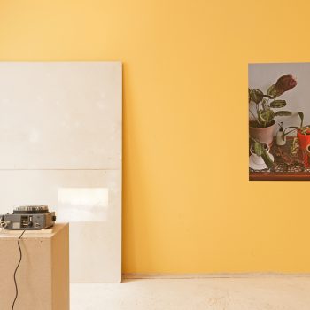 Stephanie Misa & Ana de Almeida, "Untitled (Yellow)", various media, 2019, photo: Christina Werner