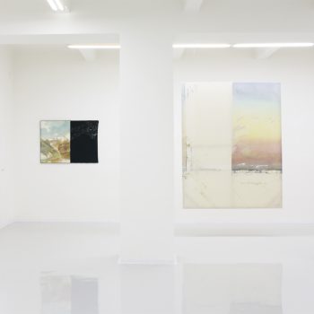 View of the exhibition: Žofia Dubová - Somewhere Between Place and Painting, 2023, ©Ernest Zmeták Art Gallery