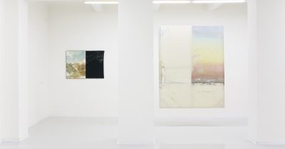 View of the exhibition: Žofia Dubová - Somewhere Between Place and Painting, 2023, ©Ernest Zmeták Art Gallery
