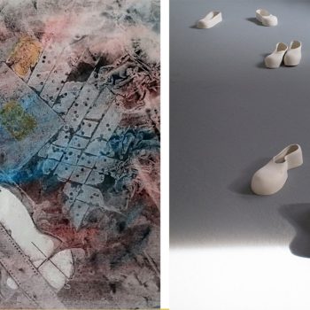 (left) Mei-Ling Liu, The Imprint of New York, 2015; (right) HsiangLu Meng, Being, ongoing