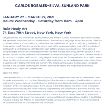 CARLOS ROSALES-SILVA SUNLAND PARK