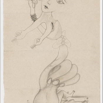 Exquisite Corpse (Figure), André Breton, Jacques Hérold, Yves Tanguy, Victor Brauner. 1934