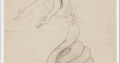 Exquisite Corpse (Figure), André Breton, Jacques Hérold, Yves Tanguy, Victor Brauner. 1934