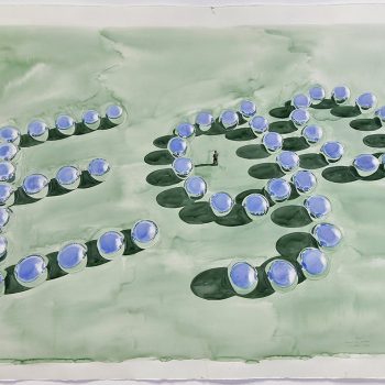 2015, Watercolor on Arches paper, 133.4cm x 184cm.