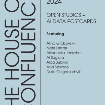House of confluence_July 20 open studios_poster