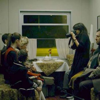 The iron road, 2021, two-channel video installation, photo: Avner Shahaf
