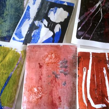 Katya Grokhovsky Monotype gel workshop