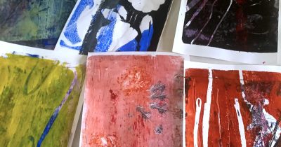 Katya Grokhovsky Monotype gel workshop