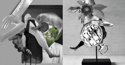 Who Carries the Flame?, Digital collage, Manuela Eichner, 2026