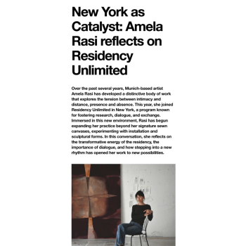 New York as Catalyst-Amela Rasi