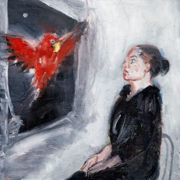 Time, 2026, oil on canvas, 145 x 145 cm