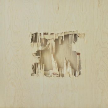 Things i wish i´d said. 2013, sculpture, wood, 100 x 100 cm