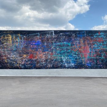 DATA DANCE, 2024, mixed paints on canvas, 1300 x 320 cm
@AliceAnderson