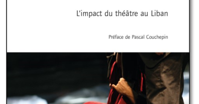 Book cover: Michel Abou Khalil, "Art and Conflict: The Impact of Theater in Lebanon"