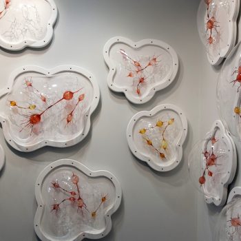 Incubate; 2018; WKU Ogden College of Science and Engineering.

Flameworked borosilicate glass, thermoformed Plexiglas, MDF, stainless steel; 120” x 192” x 30”

Photo Credit: Clinton Lewis