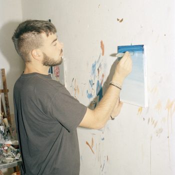 Raphaël-Bachir Osman, At the Studio, 2021. (Photo by Florian Dautecourt)