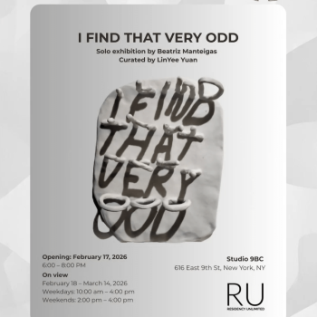 thirstygallerina_I FIND THAT VERY ODD – Solo Exhibition by Beatriz Manteigas